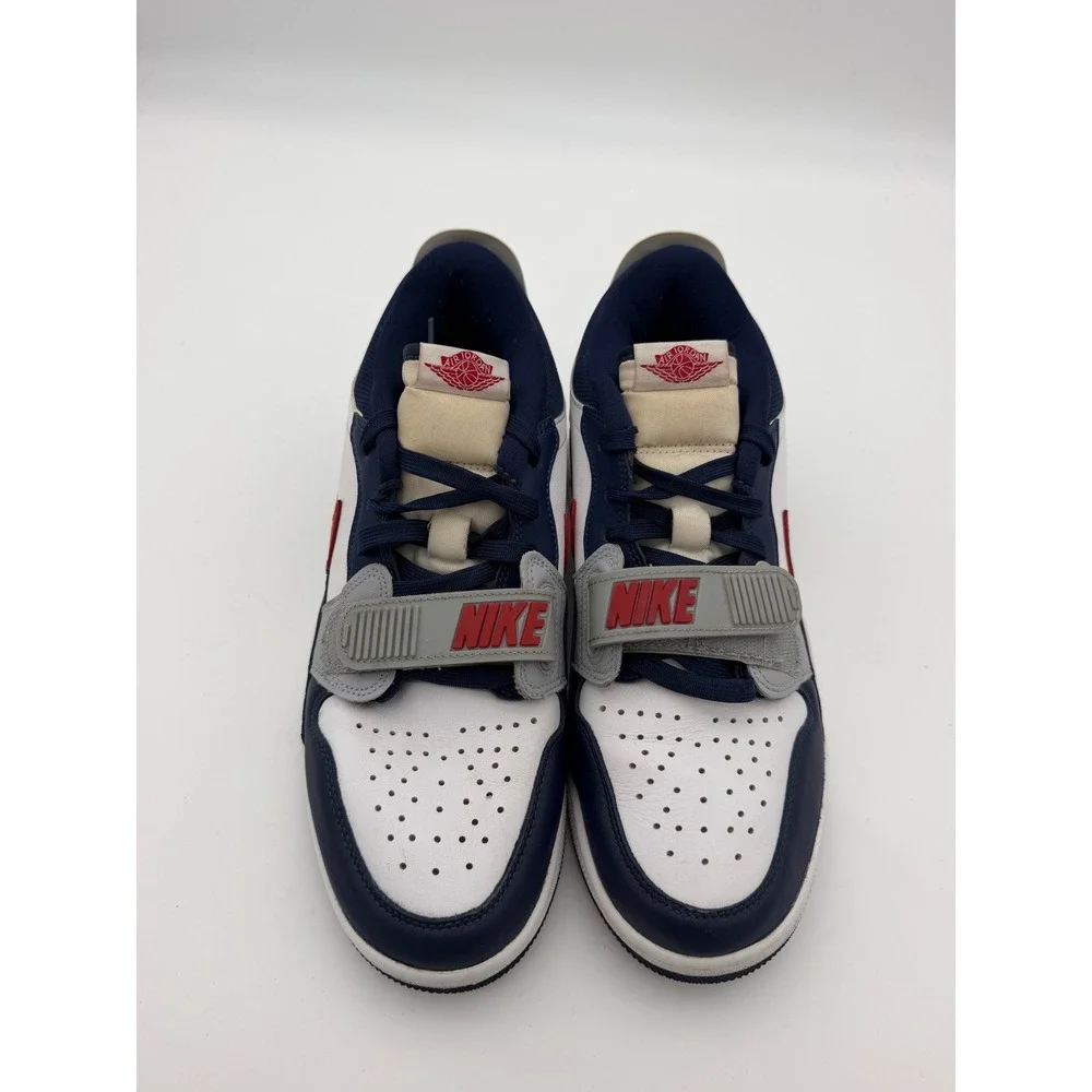 Jordan Legacy 312 Low USA White Navy Red Grey CD7069-164 Mens Size 9